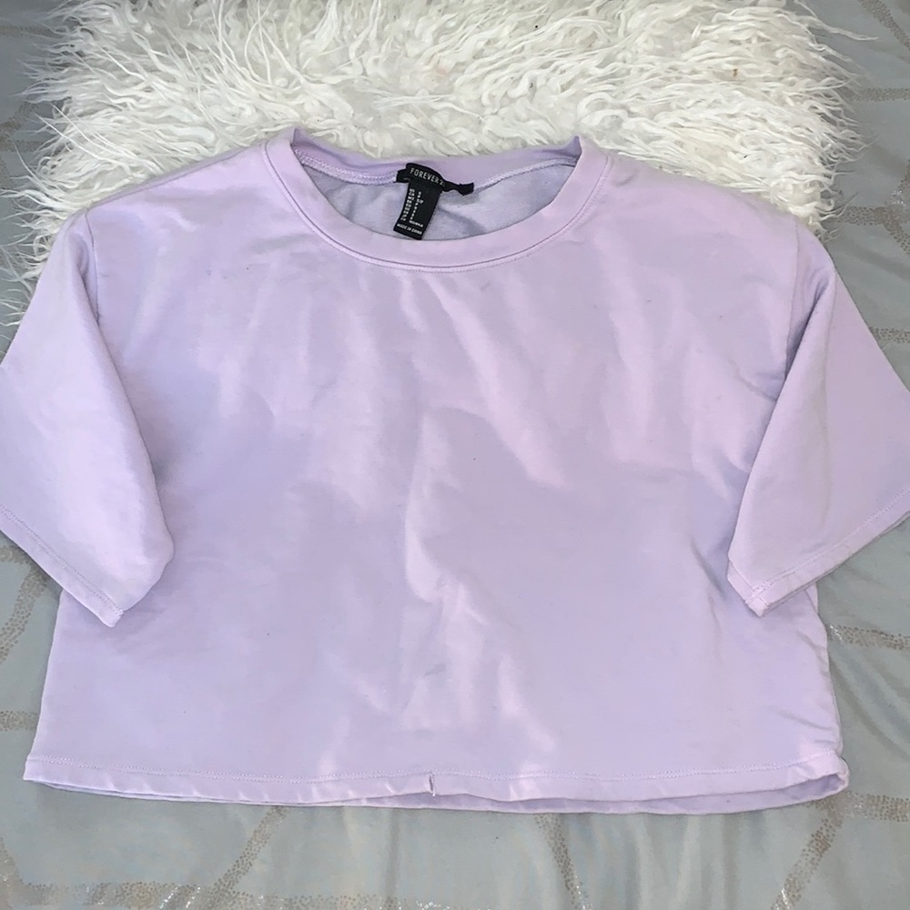 Purple Crop Top